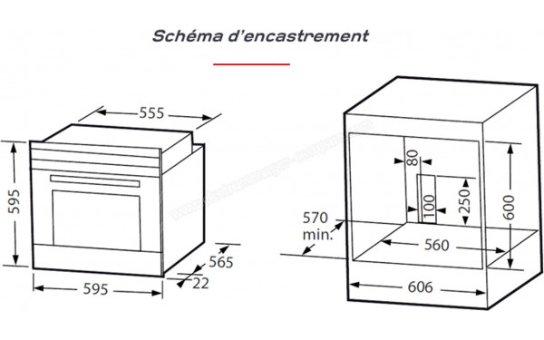 SCHNEIDER SCOP266ENB - Dimensions