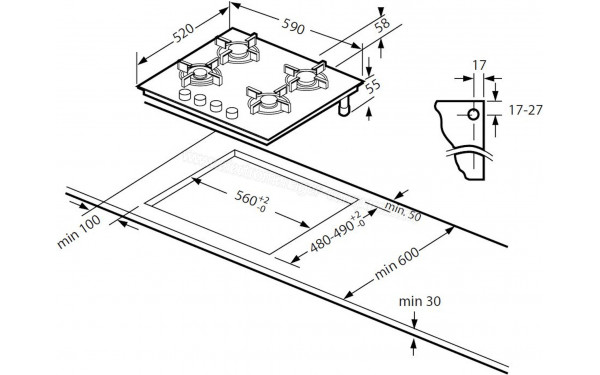 SCHNEIDER SCTG6040X1 - Sch&eacute;ma technique