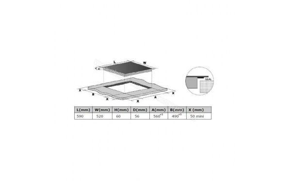 SCHNEIDER SCTI630N1S - Dimensions