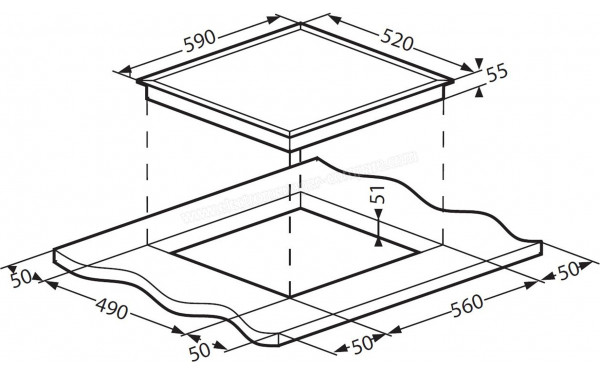 SCHNEIDER SCTI63STSO - Dimensions