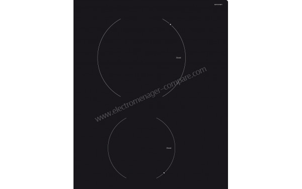 SCHNEIDER SCTI7474SF1 - Zoom sur les foyers &agrave; induction