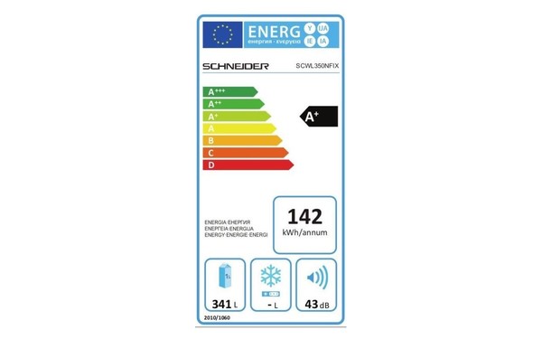 SCHNEIDER SCWL350NFIX - &Eacute;tiquette &eacute;nergie