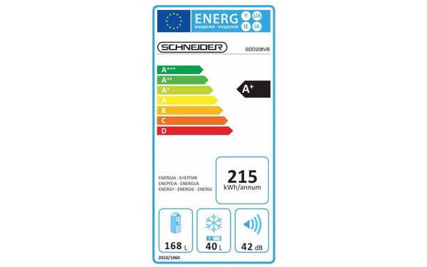 SCHNEIDER SDD208VB - &Eacute;tiquette &eacute;nergie