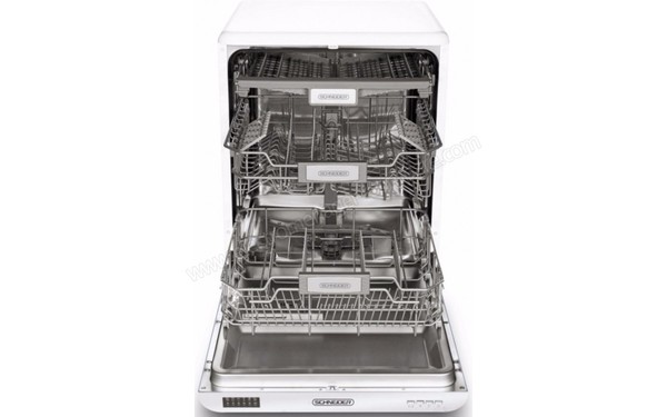 SCHNEIDER SDW1444VW - Vue de l'int&eacute;rieur (cr&eacute;dit : Boulanger)