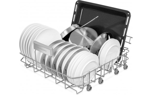 SCHNEIDER SDW1542BDIW - Vue du panier inf&eacute;rieur