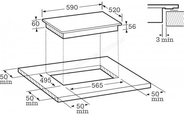 SCHOLTES SOTF1610B - Sch&eacute;ma technique