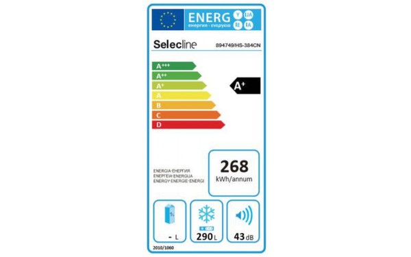 SELECLINE HS-384CN - &Eacute;tiquette &eacute;nergie