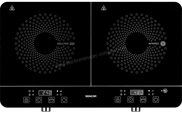 SENCOR SCP 4001BK - Vue du dessus