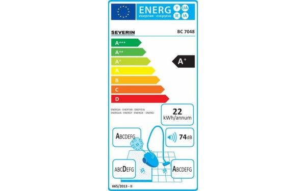 SEVERIN BC 7048 - &Eacute;tiquette &eacute;nergie