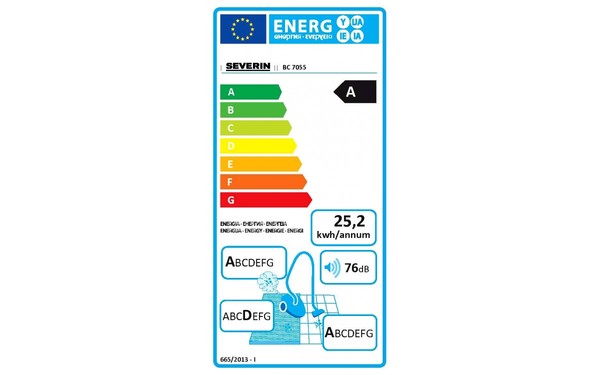 SEVERIN BC 7055 - &Eacute;tiquette &eacute;nergie