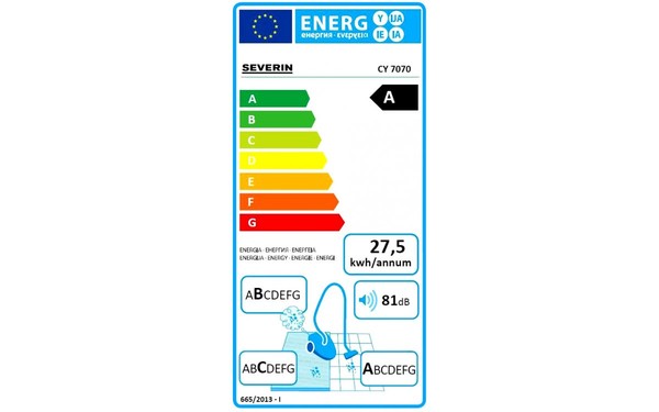 SEVERIN CY 7070 - &Eacute;tiquette &eacute;nergie