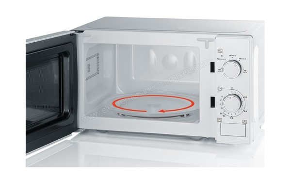 SEVERIN MW 7890 - Vue de l'int&eacute;rieur, plateau tournant