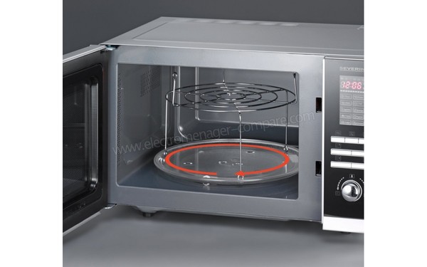 SEVERIN MW 9675 - Vue de l'int&eacute;rieur, plateau tournant