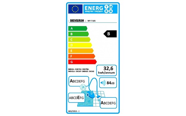 SEVERIN MY 7105 - &Eacute;tiquette &eacute;nergie