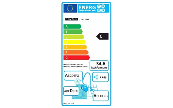 SEVERIN MY 7115 - &Eacute;tiquette &eacute;nergie