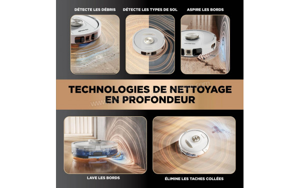 SHARK PowerDetect NeverTouch Pro Blanc AV2810ZEEUWH - Technologies de nettoyage en profondeur