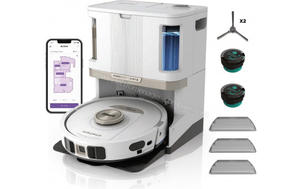 SHARK PowerDetect NeverTouch Pro Blanc AV2820ZEEUWH - Vue d'ensemble