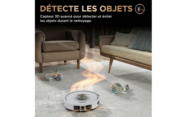 SHARK PowerDetect NeverTouch Pro Blanc AV2820ZEEUWH - D&eacute;tecte les objets