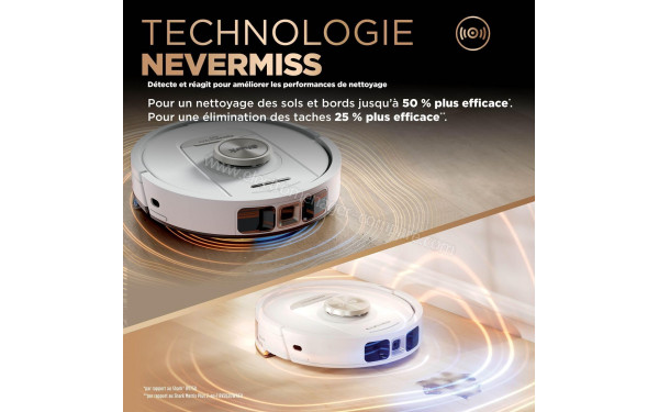 SHARK PowerDetect NeverTouch Pro Blanc AV2820ZEEUWH - Technologie Nevermiss