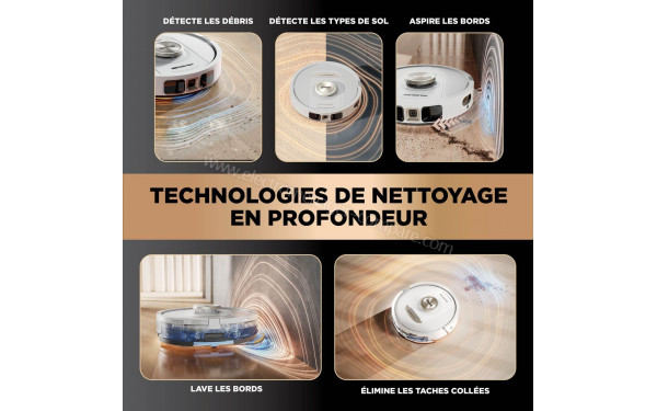 SHARK PowerDetect NeverTouch Pro Blanc AV2820ZEEUWH - Technologies de nettoyage en profondeur