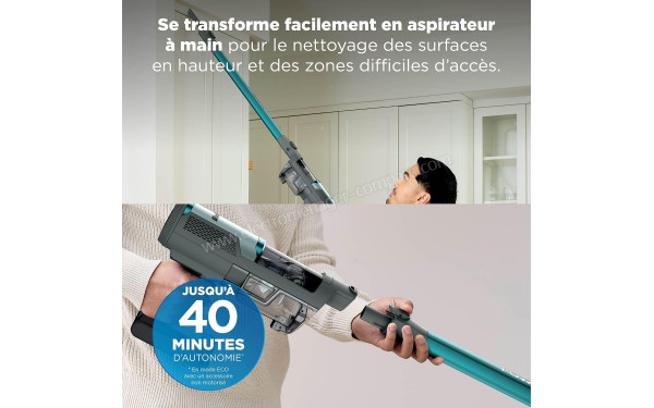 SHARK BU1623EU - Autonomie jusqu'&agrave; 40 minutes