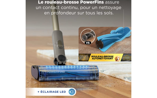 SHARK BU1626EUGD - Rouleau-brosse PowerFins