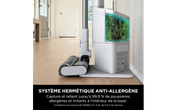 SHARK BU3521EU - Syst&egrave;me herm&eacute;tique anti-allerg&egrave;ne
