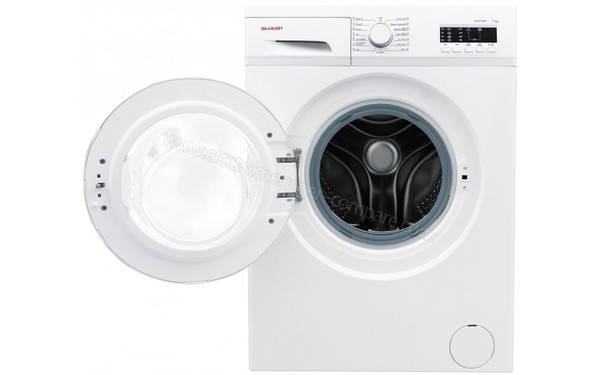 SHARP ES-FA7123W2 - Vue de face hublot ouvert