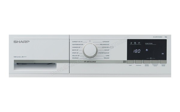 SHARP ES-GFB7143W3 - Panneau de commandes