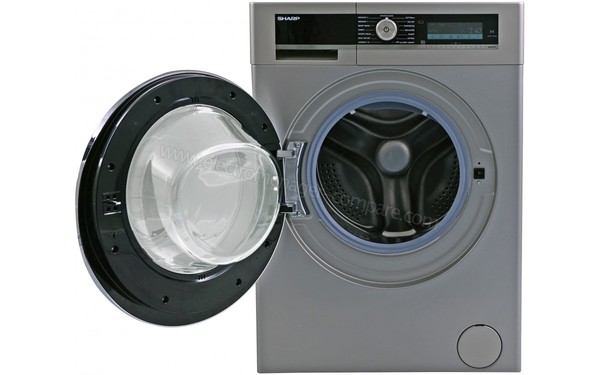 SHARP ES-GFD8145I5 - Vue de face hublot ouvert (cr&eacute;dit : Boulanger)