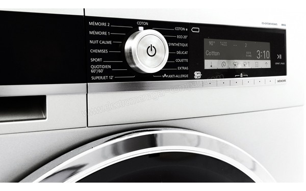 SHARP ES-GFD8145W5 - Panneau de commandes n&deg;2 (cr&eacute;dit : Boulanger)