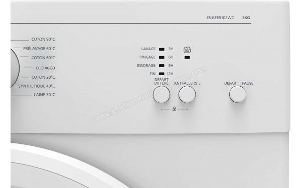 SHARP ES-GFE5103WD - Vue des programmes