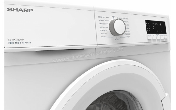 SHARP ES-HFA6123WD - Panneau de commandes