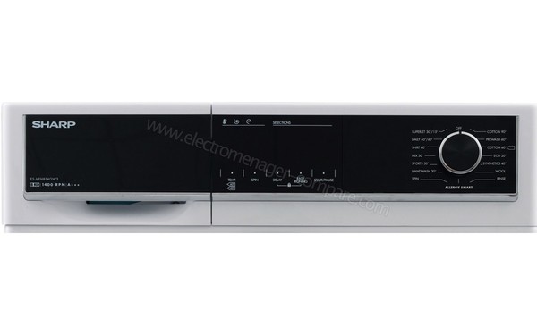 SHARP ES-HFH814QW3 - Panneau de commandes (vue n&deg;1)