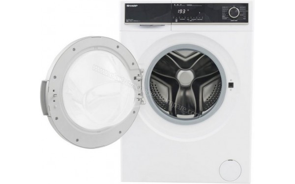 SHARP ES-HFH914AW3 - Vue de face hublot ouvert