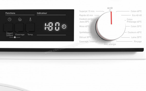 SHARP ES-NFA714BWNNA - Vue des programmes