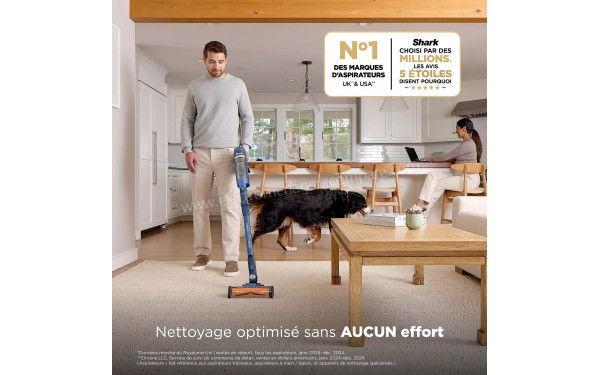 SHARK IA3241FRT - Nettoyage sans effort