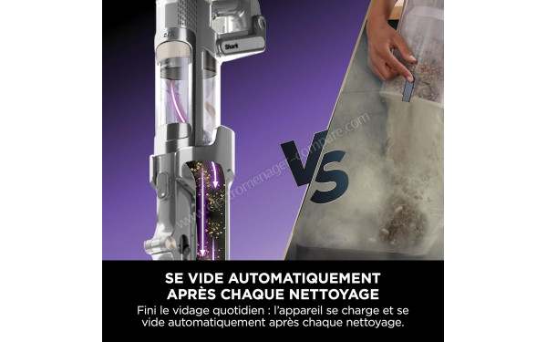 SHARK IP3257EUT - Vidage automatique apr&egrave;s chaque nettoyage