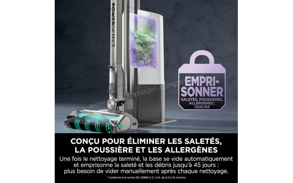 SHARK IP3257EUT - Base &agrave; vidage automatique