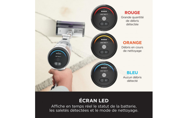 SHARK Detect Clean IW3612EU - Ecran LED 