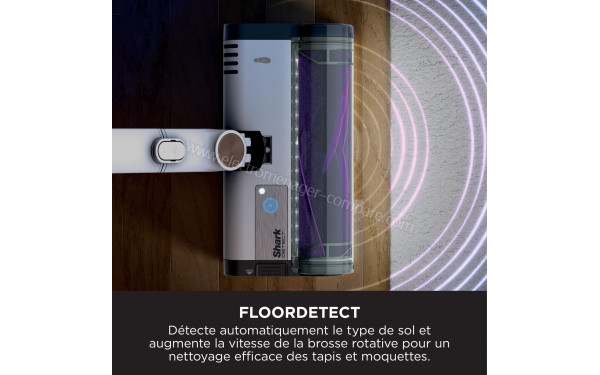 SHARK Detect Clean IW3612EU - Technologie FloorDetect
