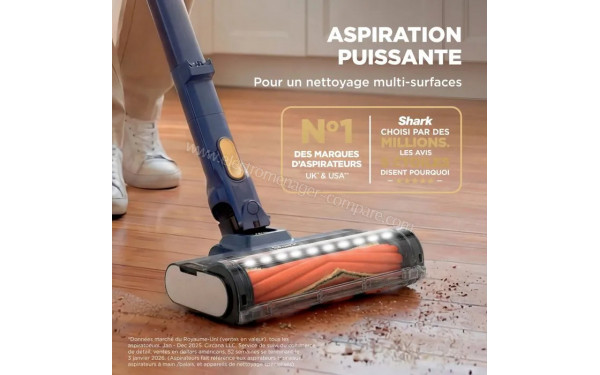 SHARK IY143HEU - Aspiration puissante
