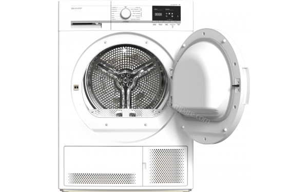 SHARP KD-GCB8S7PW9 - Vue de face porte ouverte