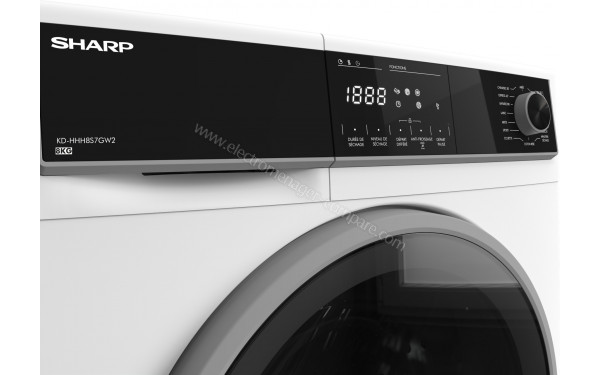 SHARP KD-HHH8S7GW2 - Panneau de commandes