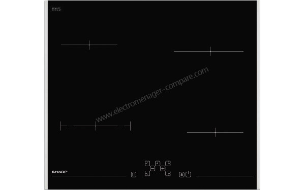 SHARP KH-6V08FT00-FR - Vue du dessus