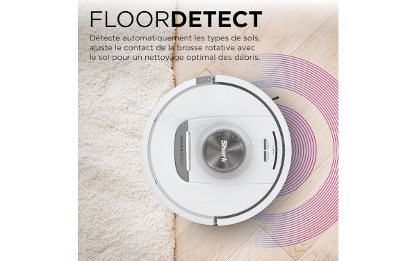 SHARK PowerDetect Blanc - Technologie FloorDetect