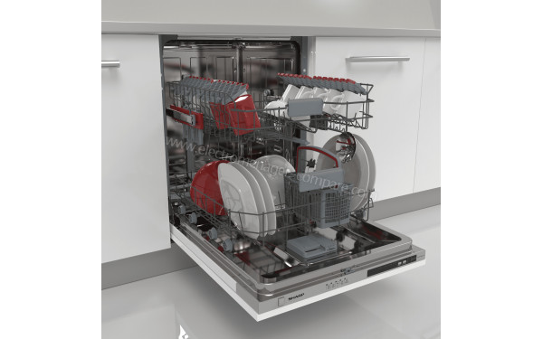 SHARP QW-D21I492X-FR - Vue de l'int&eacute;rieur 3/4 gauche