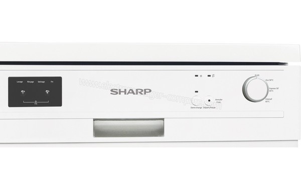 SHARP QW-GX12F472W - Panneau de commandes