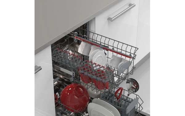 SHARP QW-I1GI47E8X-FR - Vue du panier inf&eacute;rieur et sup&eacute;rieur