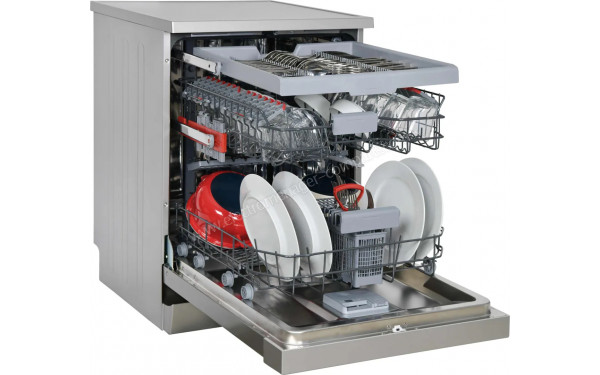 SHARP QW-NA1FF45DI - Vue du panier inf&eacute;rieur, sup&eacute;rieur et tiroir sup&eacute;rieur